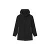 Solid Color Hooded Casual Woven Jacket Men Jackets Black F11M312703F-BK