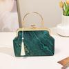 Sac pour femme sac bandoulière brocart uni et élégant sac hanfu sacs pour femme sac messager sac à main à clip