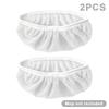 2Pcs Reusable Mop Pads With High Water Absorption And Ultra-Fine Fiber Cleaning Pads That Can Firmly Adhere To Most Standard Mop