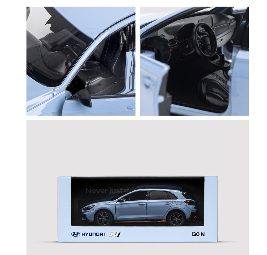 HYUNDAI COLLECTION Genuine i30 N 1:38 diecast Car