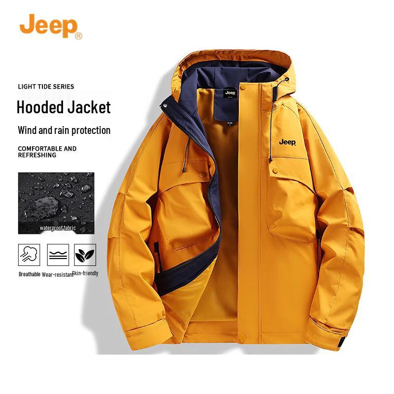 

JEEP Men s Outdoor Windproof Jacket L