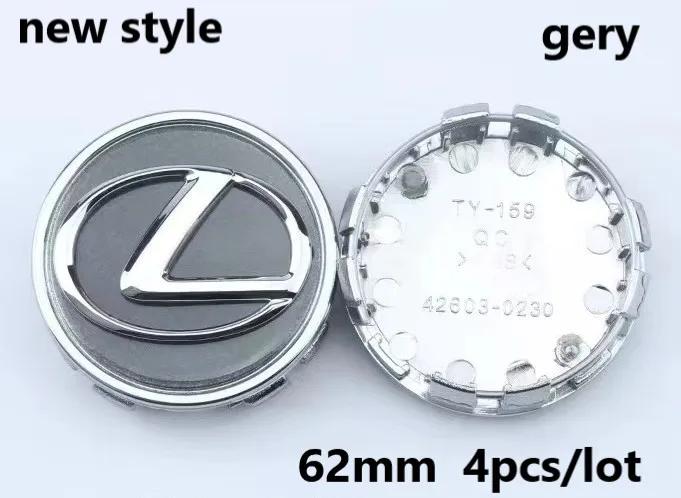 

4pcs 62mm Car Wheel Hub Center Caps for Lexus RX300 NX300 CT LS LC RZ IS NX IS350 ES300 GS350 CT200h GX460 LX570 UX260 F Hubcap