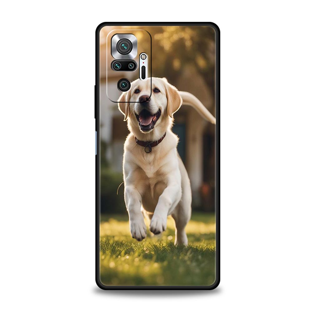 Labrador Golden Retriever Dog Phone Case For Xiaomi Redmi Note 14 13 12 5G 9S 9 10 11 Pro Plus 9T 14C 13C 12C 10C 9C 9A Cover