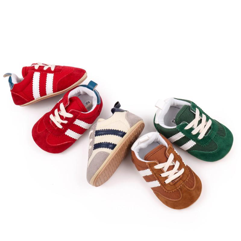 Baby FreizeitsportSchuhe Frühling und Herbst Mädchen und Jungen Hohe Qualität PVC Sohle Anti Rutsch Prewalker Schuhe BLS4034