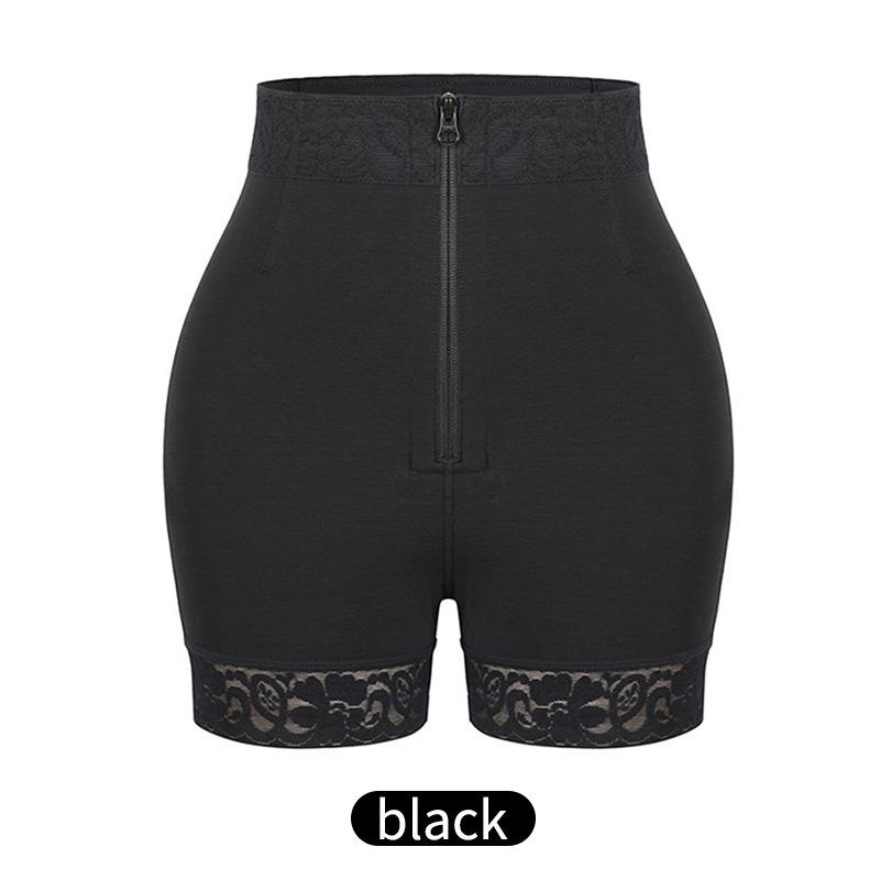 Women S Plus Size Tummy Control Shapewear Pants Zipper Butt Lifting Slimming Pants