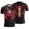 Maglietta a maniche corte da uomo 2025 UFC Fight Night Topuria Traspirante Sportswear per Allenamento di Arti Marziali Miste