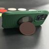 Simple Solid Color Magsafe Magnetic Suction Bracket Wavy Circle High-end Tide Brand Casetif Multi-function
