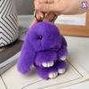 15Cm Rabbit Fur Keychain Women Bag Car Key Chain Pendant Decoration Jewelry Bags