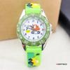 3D Cartoon Excavator Quartz Digital Watch for Kids