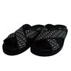 Christian Dior cross sandals Trotter canvas Oblique Sandals black canvas Used