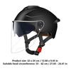 Helmet For Motorcycle Open Face Adults Helmets Protective Gear Double Visor Breathable Headgear For Street Motorbike Sportbike