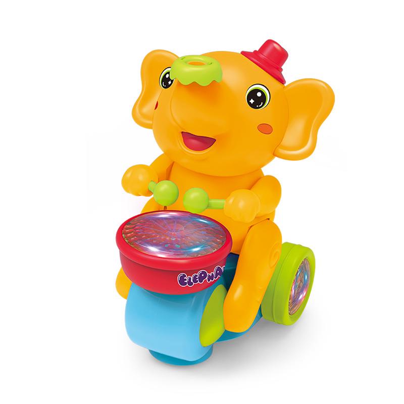 

Musical Elephant Toy Motorcycle with Lights & Hovering Ball Standard [No Battery]