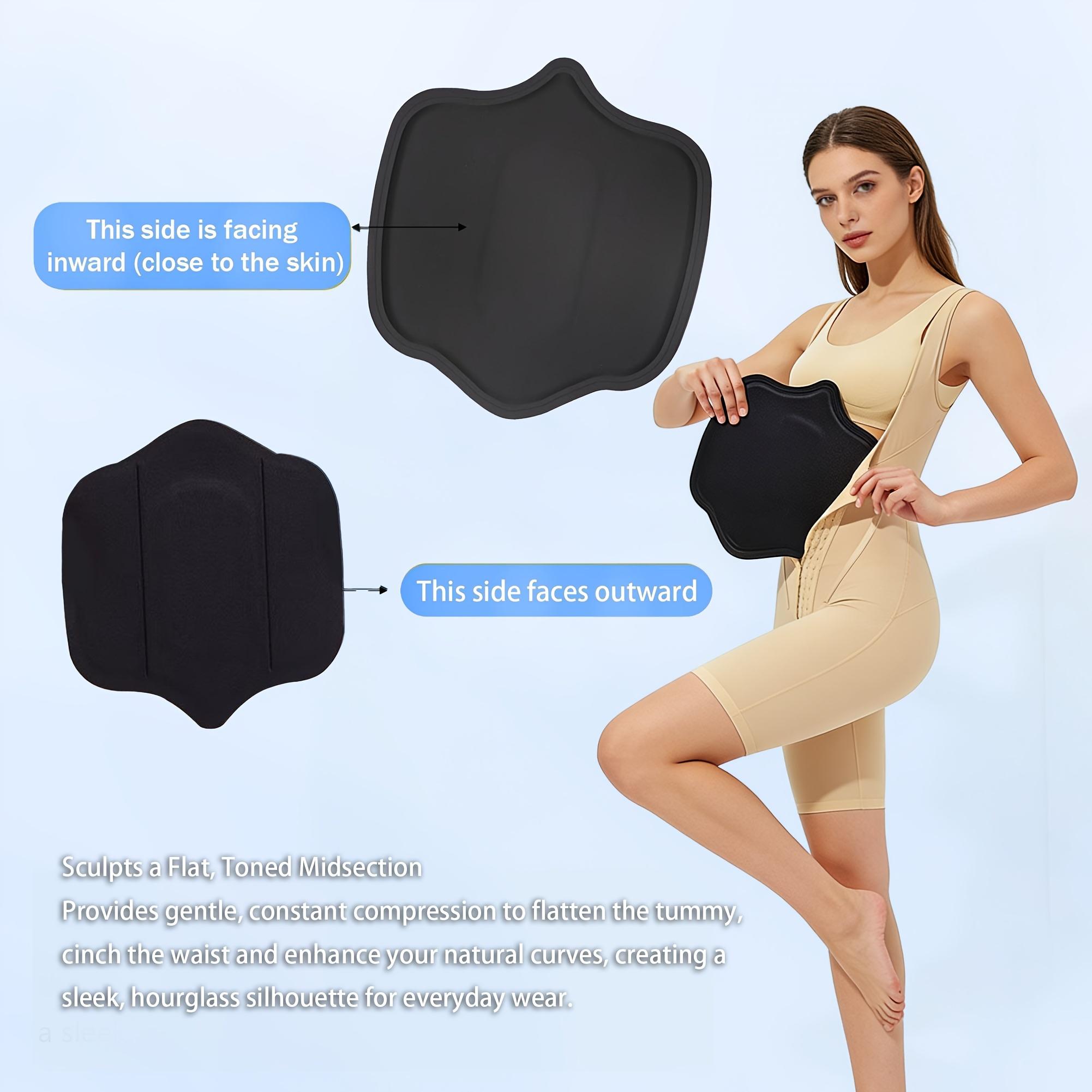 1Pc Waist Shaping Plate, Uniform Pressure Enhances Shaping Effect, Abdominal Support, Waist And Abdominal Shaping Plate, Abdominal Compression Plate чёрный