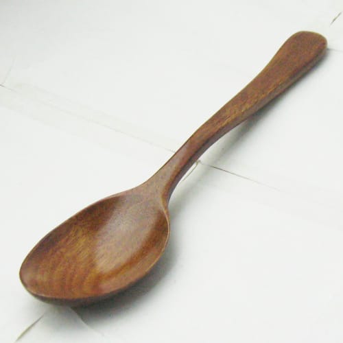 Nagao Curry Spoon, Standard, 18.6cm, Camphor Wood, Handmade Cutlery, Wooden
