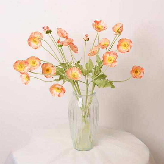 Flor Artificial Flor de Seda Falsa Realista Hogar Oficina Boda Fiesta Interior Exterior Decoración de Plantas de Floración Falsa