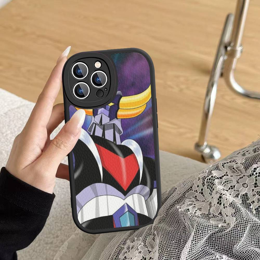 UFO R-Robot G-Goldorak Phone Cover For IPhone 11 12 13 14 15 16 Pro Max Mini Plus Soft Leather Case