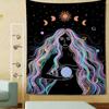 Indian girl tapestry mandala bohemian decoration lace hippie witchcraft divination custom your pattern