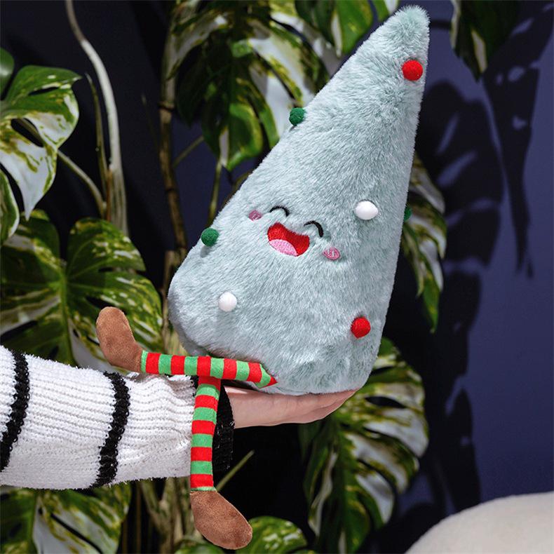 New Cute Plush Christmas Tree Bear Ornament for Home Parties
