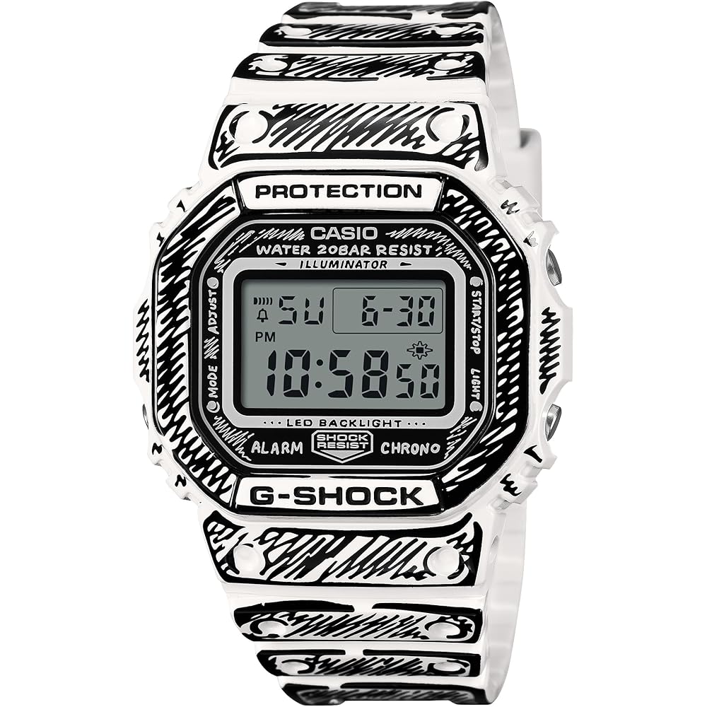 [Casio] Watch G-Shock [Domestic Genuine] Joshua Vides Collaboration Model DW-5600JV-7JR Men s White