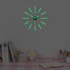 Wanduhr leuchtet im Dunkeln, selbstklebend, verstellbar, DIY, leuchtende Wand, Acryl, Uhr, Aufkleber, Heimdekoration