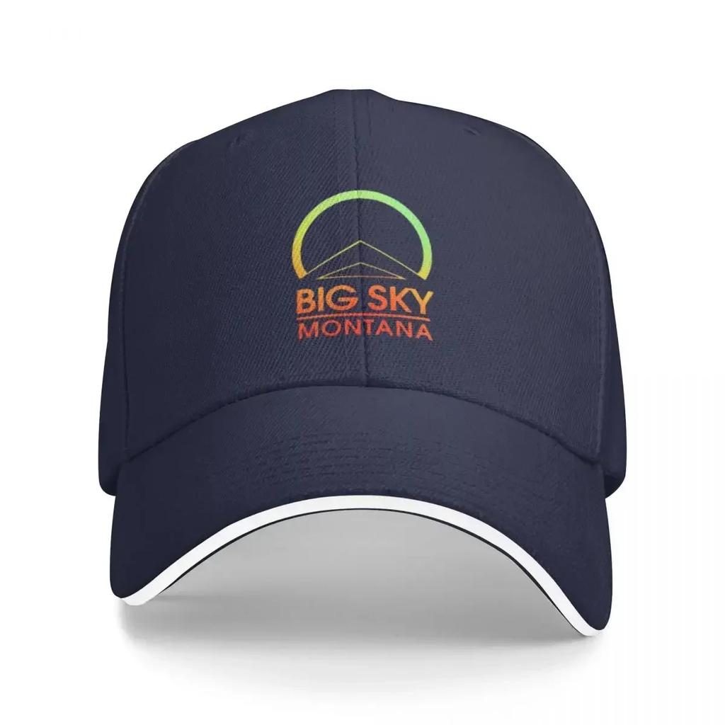 New Big Sky Montana Cap Fashion Casual Baseball Caps Adjustable Hat Hip Hop Summer Unisex Baseball Hats Customizable Polychrom