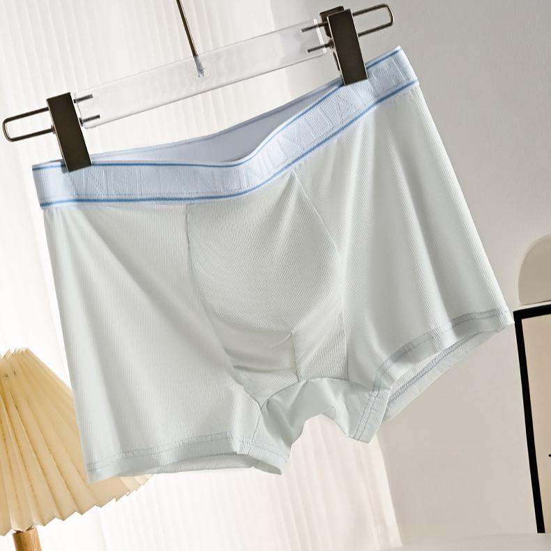 3pcs Men's Underwear Summer Quick Drying Square Corner Pants Men's Anti Pinch Hip Flat Corner Shorts Boxer Brief