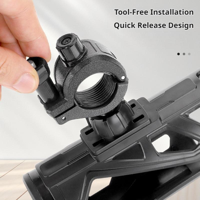 SEAMETAL Motorcycle Water Bottle Holder 360° Adjustable Bike Cup Mount Quick Release Drink Bracket Universal for E-Bike Scooter
