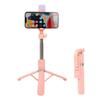 With LED Lamp Bluetooth Selfie Stick Portable Selfie Stick Tripod  Vlog Photography