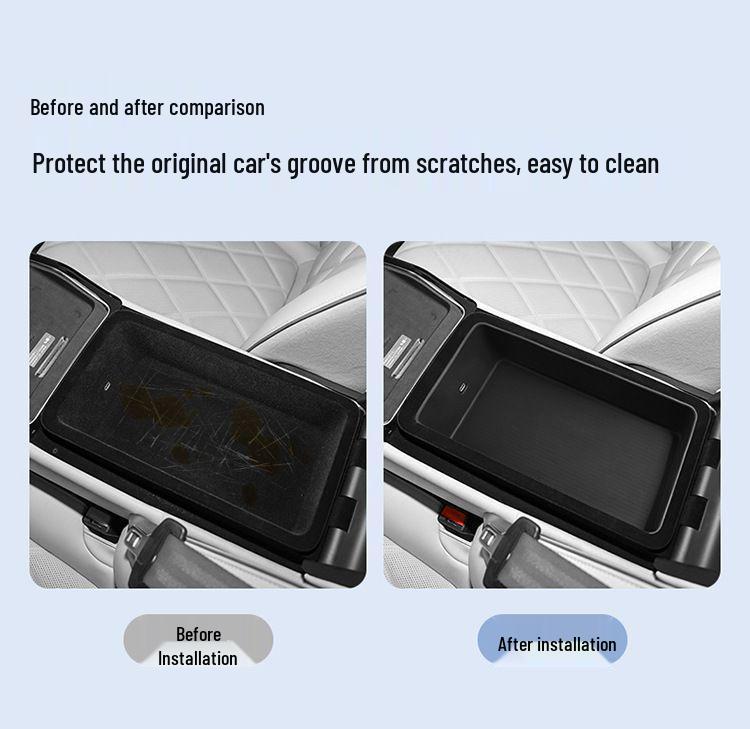 S9 Armrest Box Organizer: Central Car Storage & Interior Decor