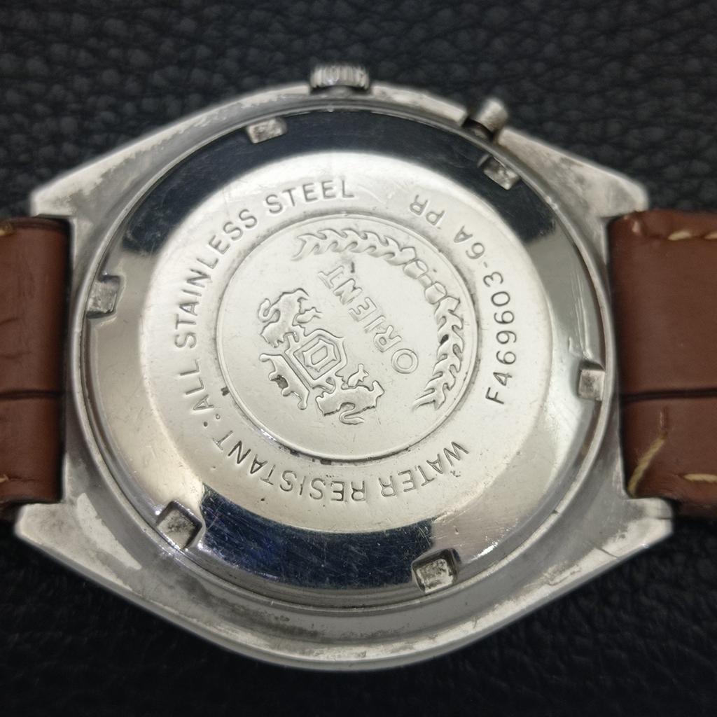 USED VINTAGE ORIENT AUTOMATIC 46941 JAPAN MENS ORIGINAL DIAL WATCH a702257-5 R123-a702257