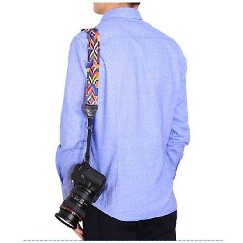 Vintage Ethnic Style Camera Shoulder Strap For Dslr Digital Cameras Fashion Photography Sling
