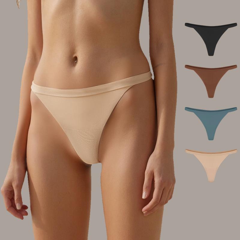 Damen Sommer Mode Neue Dünne Bänder Anti Hüfte Yoga T-Form Unterwäsche