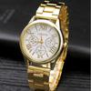 Geneva Steel Belt Men's Watch, Men's Watch, Fashion Three-Eyed Quartz Women's Watch