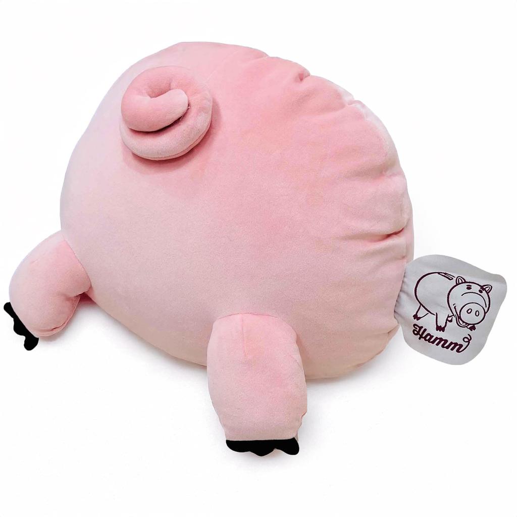 MORIPiLO Disney Toy Story Hamm Body Pillow Back Soft and Soft To the Plush Nap Disney Morishita Pillows (Die-Cut Cushion) Touch, Toy, Pillow, Pink,