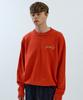 Pilpeu Hand-Embroidered Logo Knit Sweater 20(Orange)