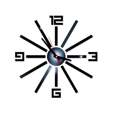 Orologio muto senza punzonatura decorativo accurato unico divertente fai da te senza cornice per soggiorno