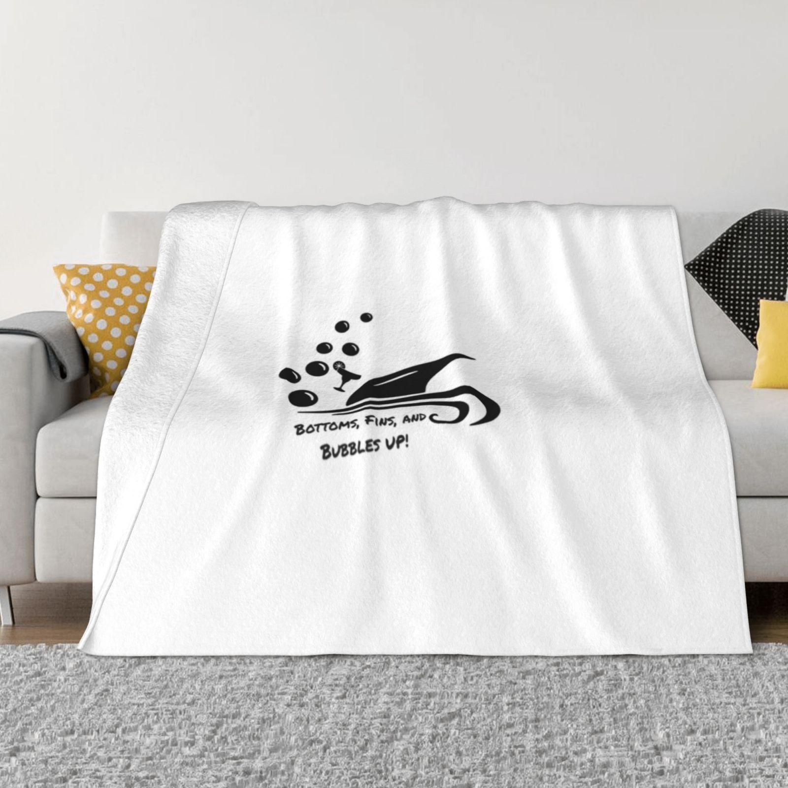 

Bottoms , Fins , And Bubbles Up! Four Seasons Comfortable Warm Soft Blanket Fins Up Bubbles Up Jimmy Buffett Margaritaville 30x40in