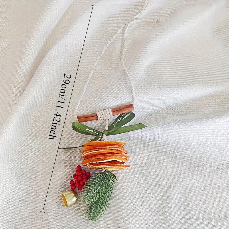 Fragrant Orange Slices Car Hanging Decoration Feel The Orange Aroma and Nordic Style Ideal for Christmas