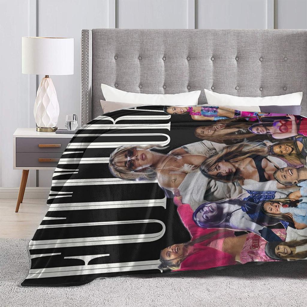 TINI STOESSEL Futtura Tour  Blankets  Travel Office Flannel Throw Blanket For Couch Chair Soft Warm Customized Quality Bedspread