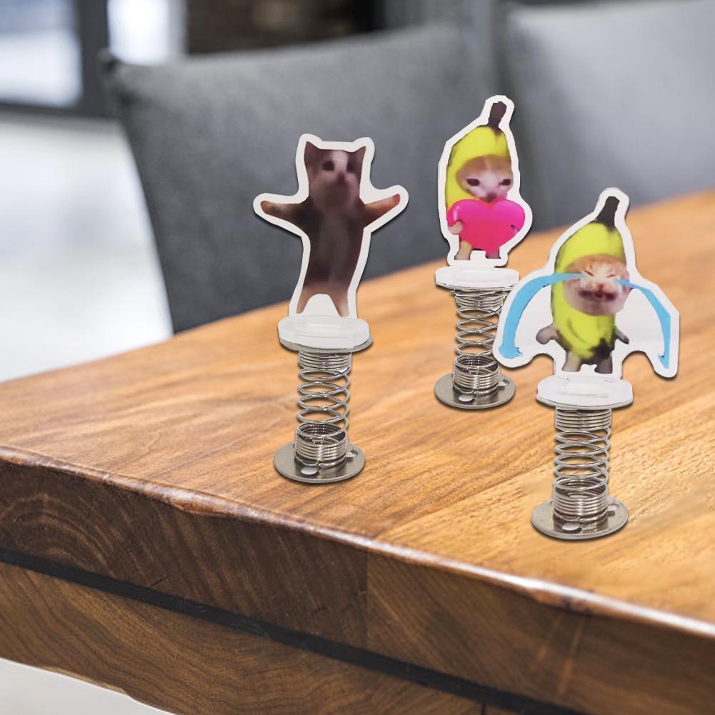 

Плачущий банановый кот, весеннее трясущееся украшение, забавное украшение в виде бананового кота, домашний подарок, детский K6H4