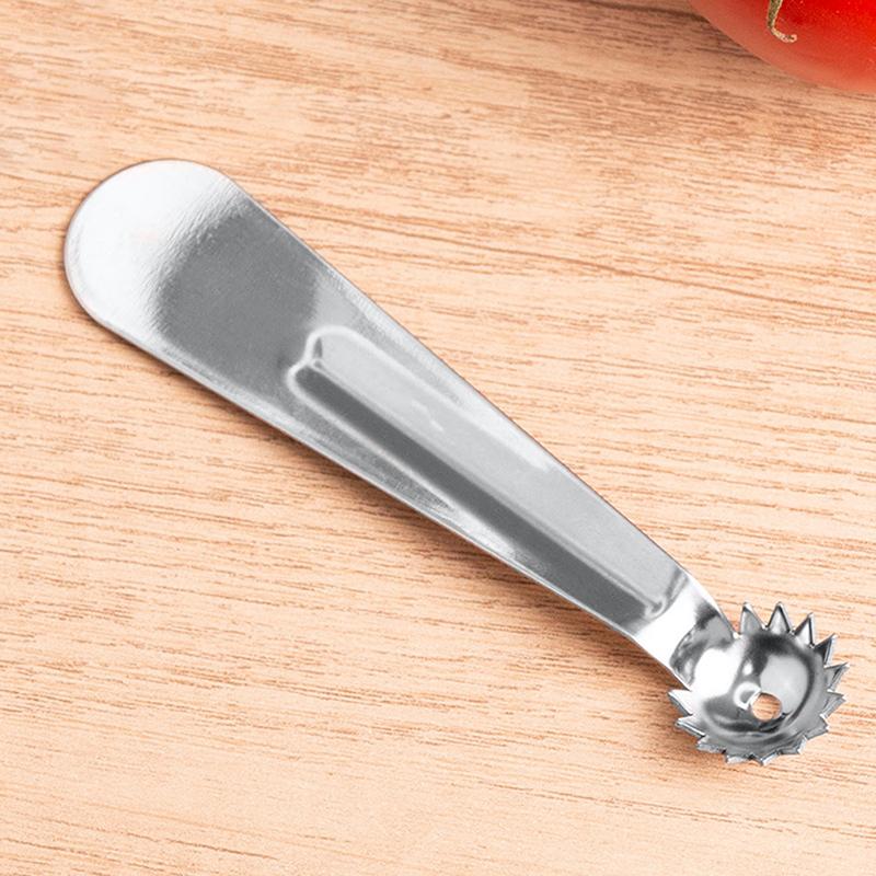 Tomato Corer Tool Strawberry Stainless Steel Corer Remover Tool Portable Tomato Top Stem Remover Tomato Stalks Remover Ergonomic