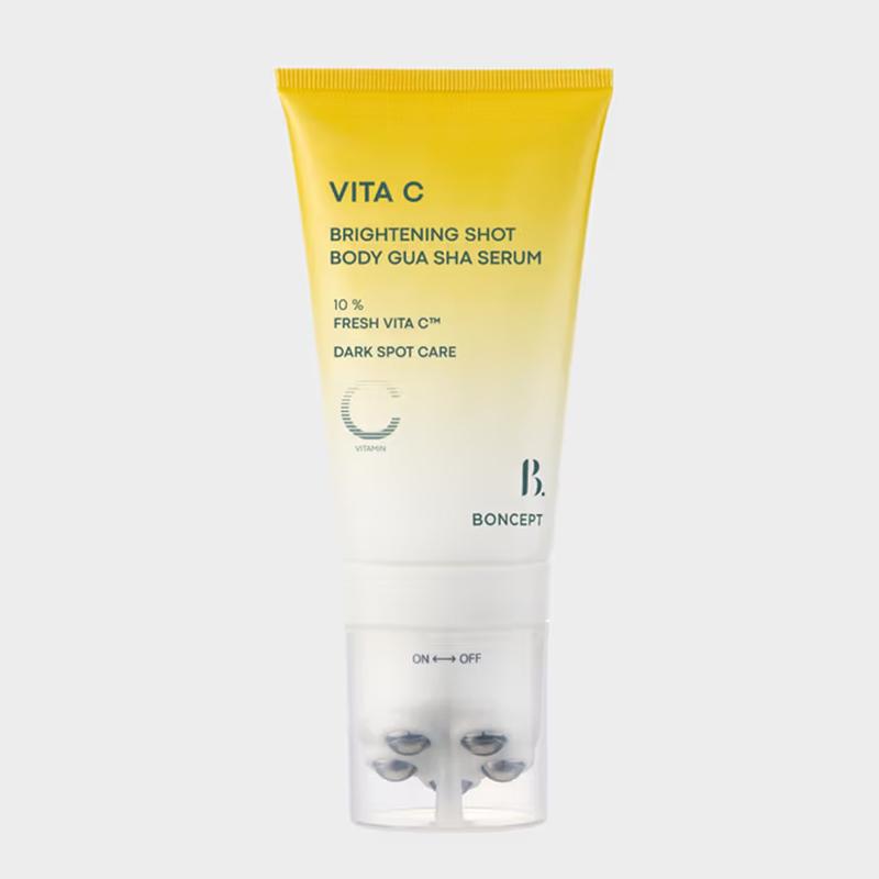 BONCEPT Vita C Brightening Shot Body Gua Sha Serum 100 ml / BONCEPT D-Panthenol Repair Shot Body Gua Sha Serum 100 ml Vita C Brightening Shot Body Gua Sha Serum 100 ml