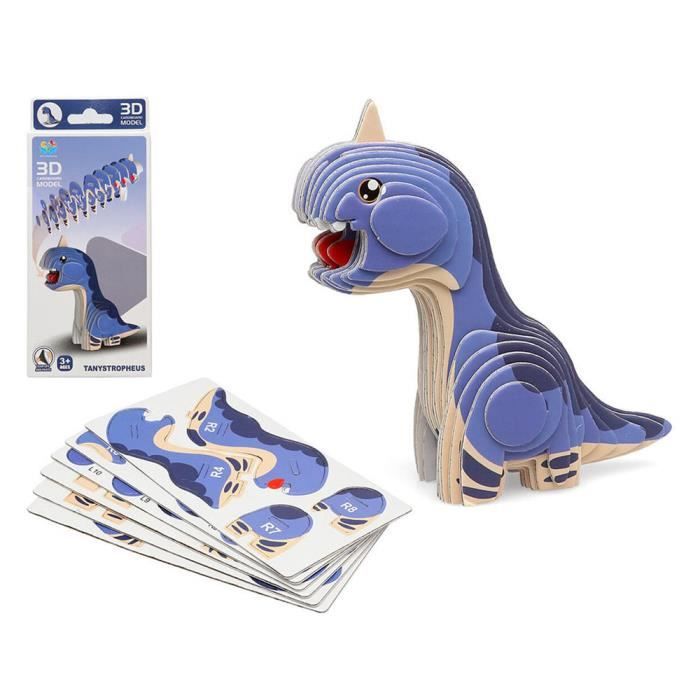 

3D Dinosaur Puzzle Tanystropheus DIY to assemble - Educational and fun game for children aged 5 and up