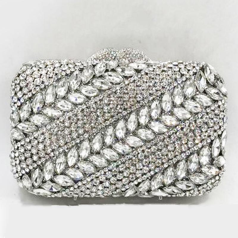 Strass Abend-Clutch Gelb/Blau/Grün Mehrfarbig Damen Diamant Party Abschlussball Taschen Clutches Dame Abend Handtaschen