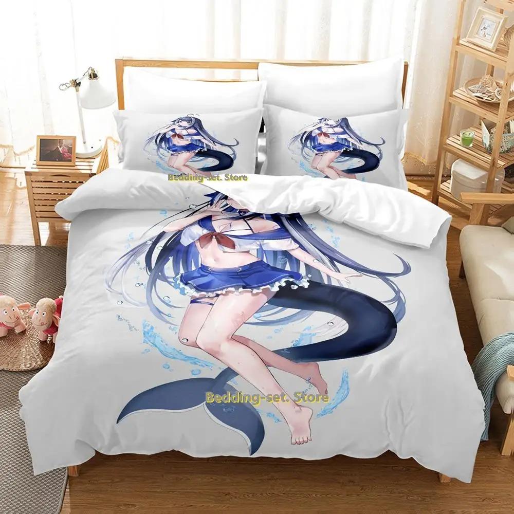 Kawaii Shylily Bedding Set Single Twin Full Queen King Size Bed Set Adult Kid Bedroom Duvetcover Sets Anime New