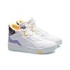 Li Ning Superwave Mid Casual High-Top Sneakers Damen-Sneakers Weiß Lila AGCQ238-3