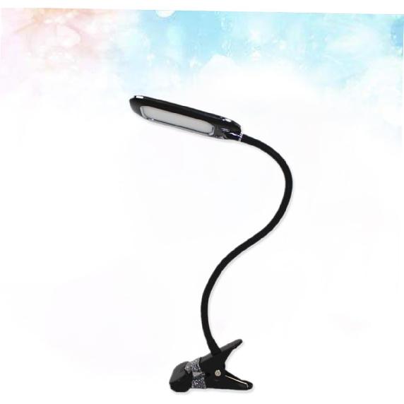 Homoyoyo Clip-on Lamp Led Book Light 3 Brightness Levels Flexible for Bed Reading Travel