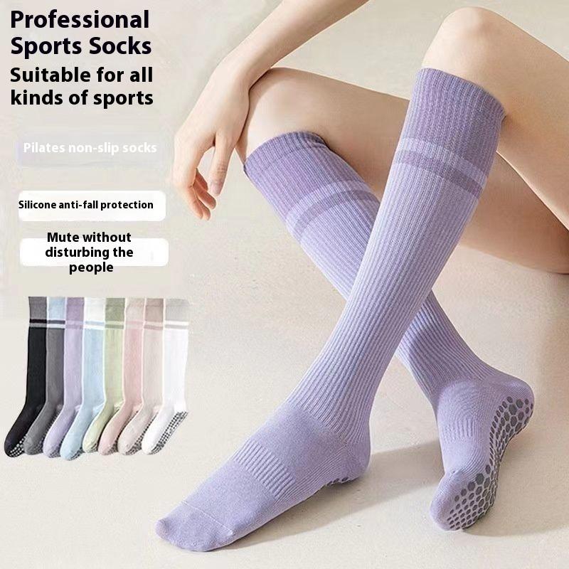 Yoga Socks Women's Calf Socks Tennis Socks Non-slip Professional Sports Muscle Golf Pilates Jumping Exercise Cycling Stockings