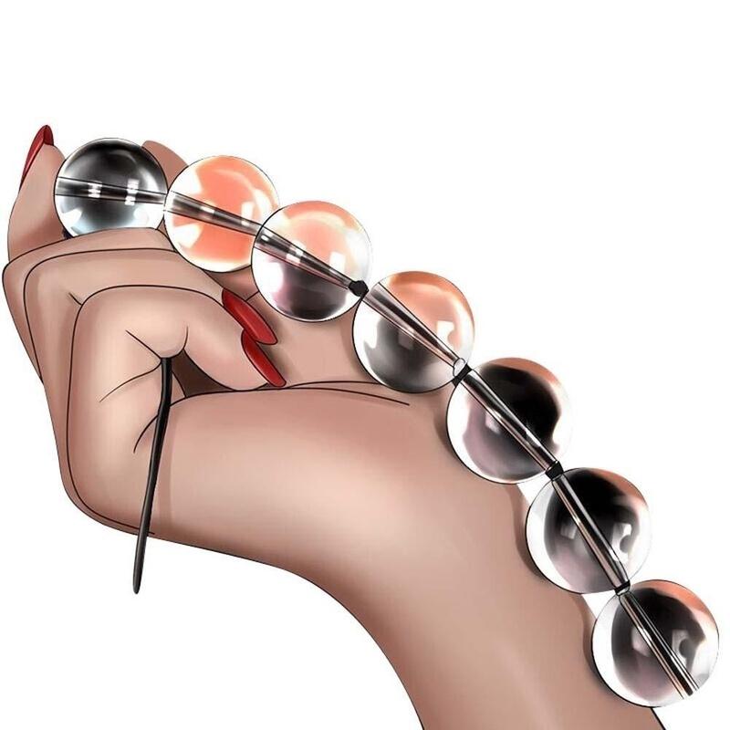 Plug anal din mărgele de cristal Mingi vaginale Jucării sexuale pentru bărbați și femei Produse pentru adulți