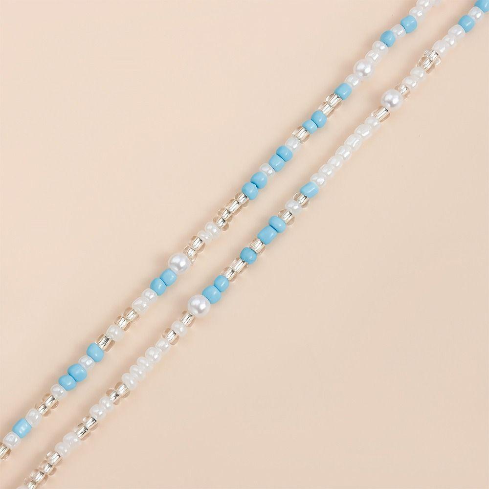 DIY Bohemian Seed Beaded Waist Chain Pearl Shell Waist Belt For Female Women Lady Girl